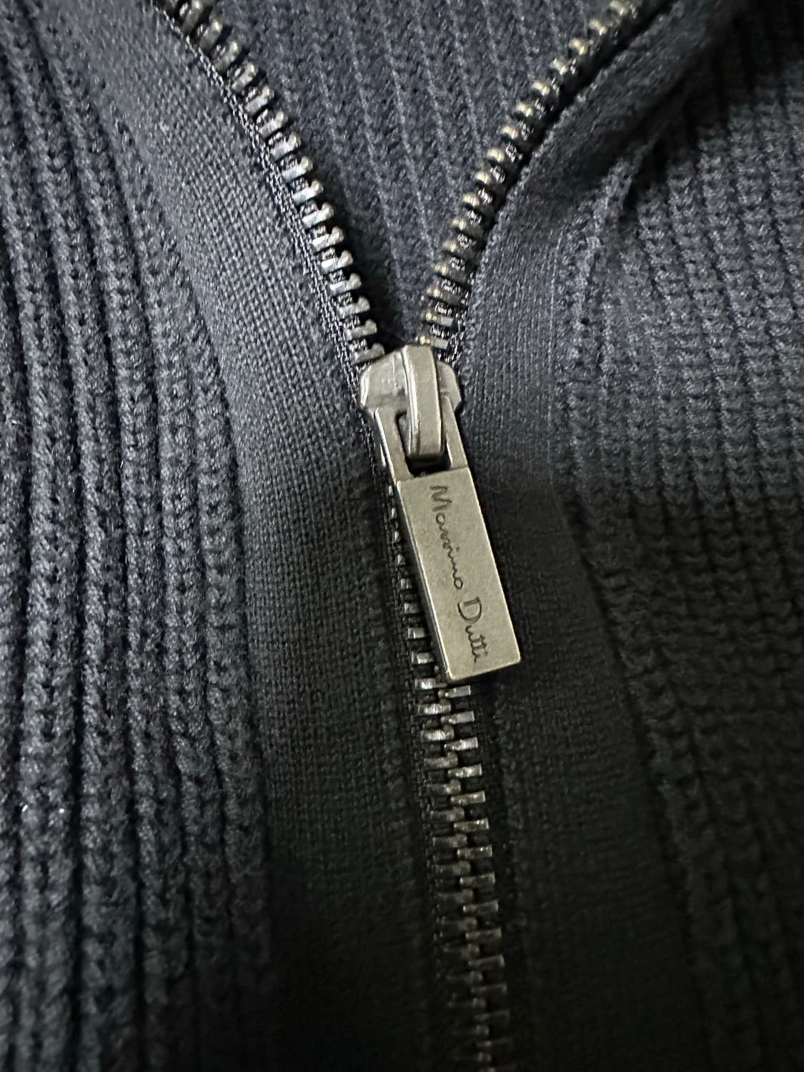 마시모두띠 블랙 니트 집업 가디건 상품이미지4