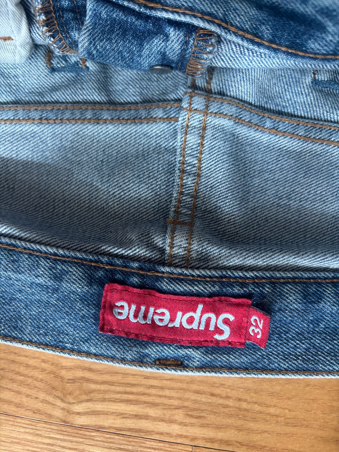 24ss슈프림 루즈핏디스트레스드 진 상품이미지5