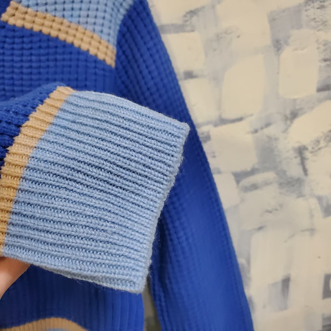 유니클로 마르니 컬러블록 브이넥 니트 상품이미지5