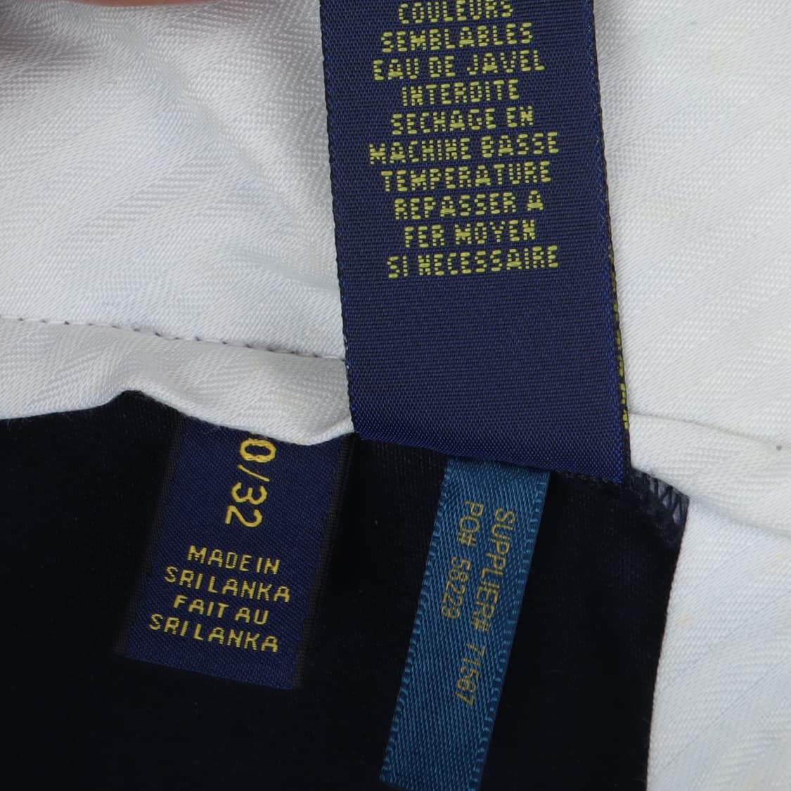 폴로 랄프로렌 쉴드 엠브로이드 로고 네이비 코튼 팬츠 상품이미지9