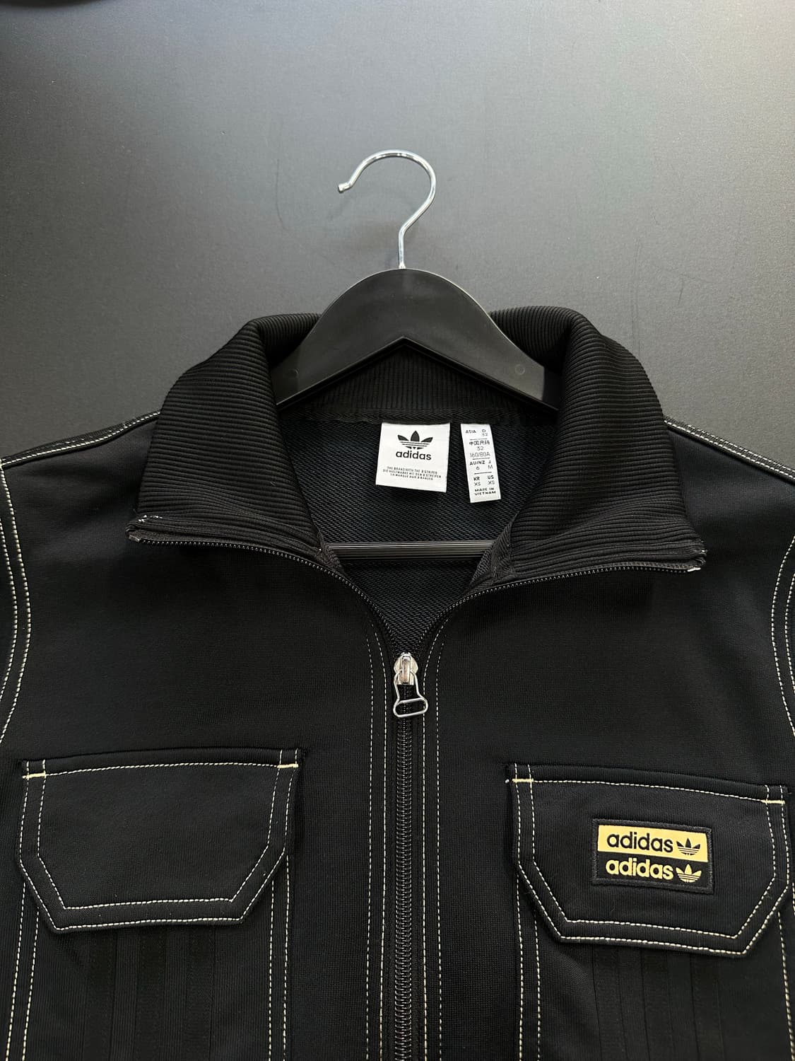 아디다스 삼선 스티치 투웨이 하이넥져지 상품이미지8