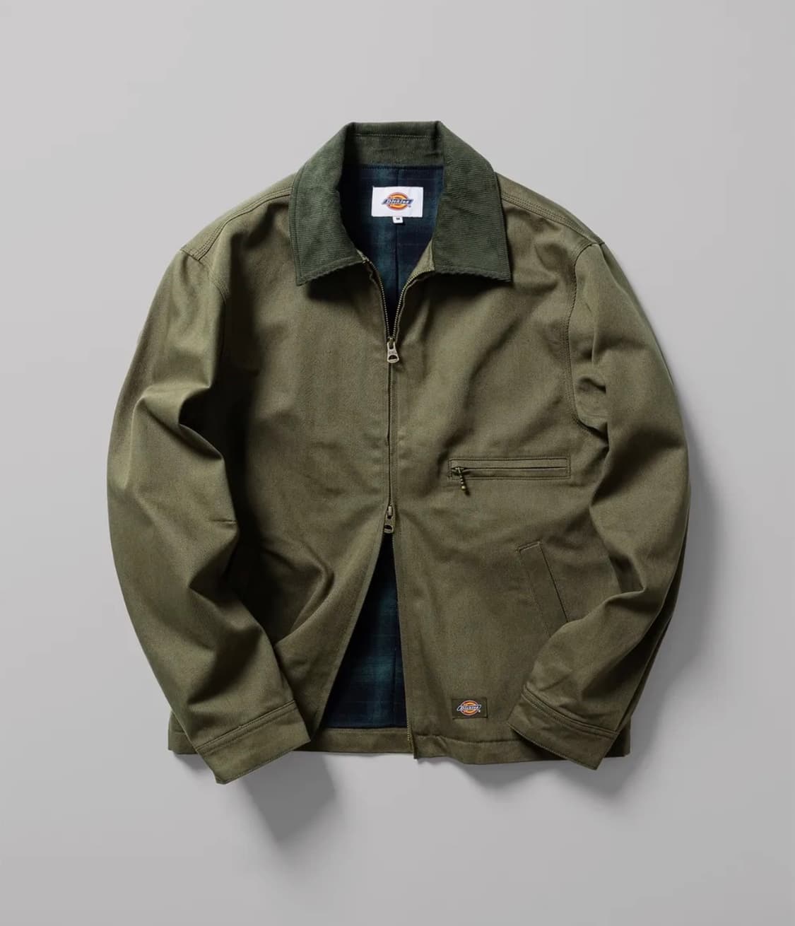 (L) 디키즈 트윌 워크 재킷 Olive 상품이미지1