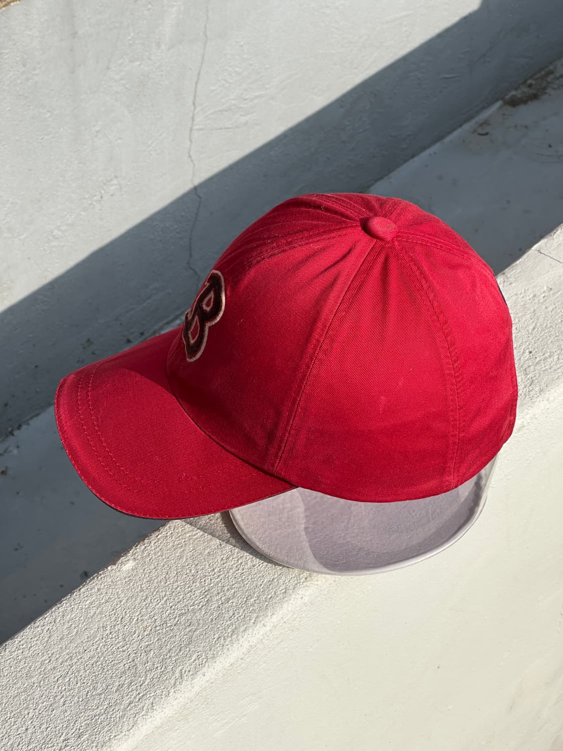 [M-L] 90s 빈폴 로고 레드 볼캡 모자 상품이미지3