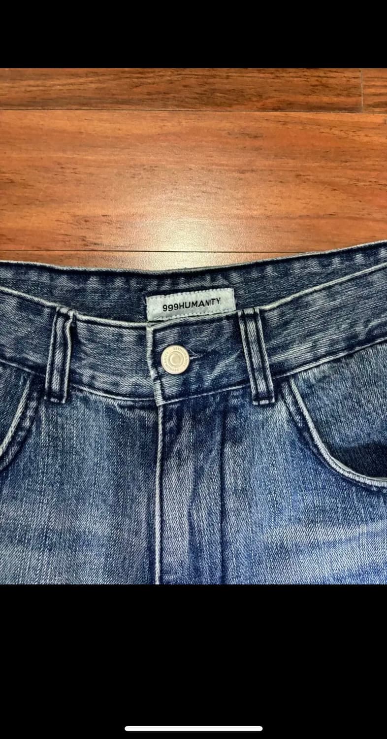 999 휴머니티 AV 플리츠 데님(넵 블루) M 상품이미지2