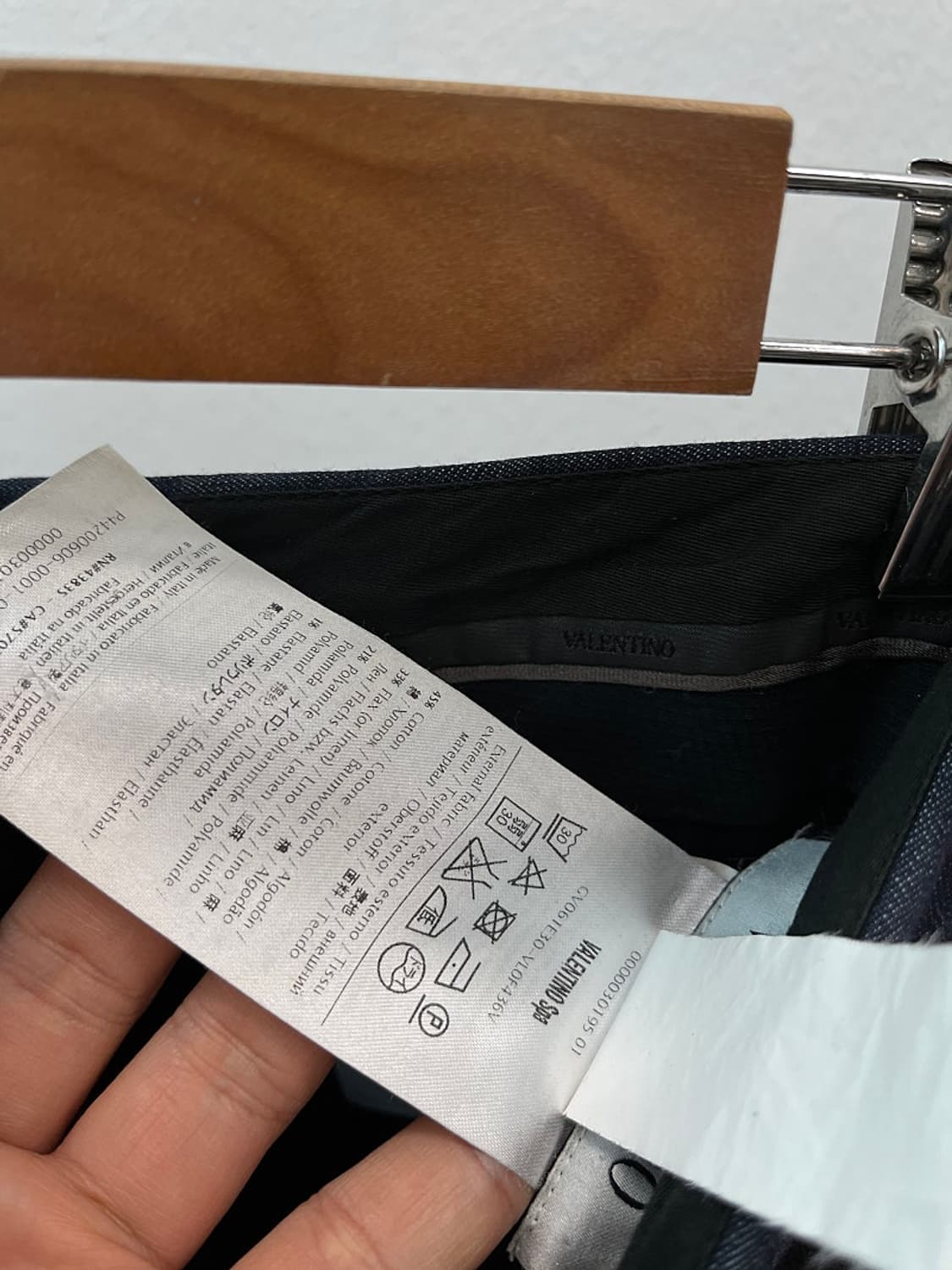 29) 발렌티노 데님 린넨 슬랙스  상품이미지7