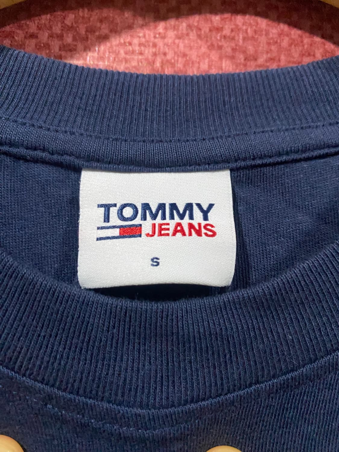 타미진스 네이비 반팔티 S새상품 상품이미지3