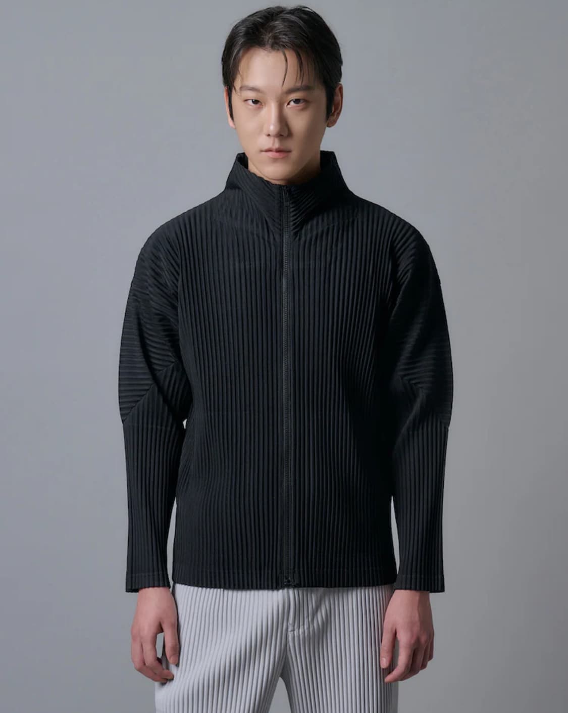 옴므 플리세 베이직 집업 상품이미지3