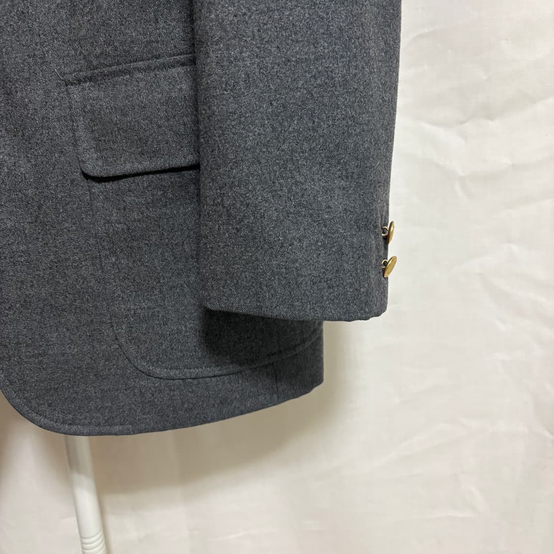 제이프레스 3 roll 2 울 금장 블레이저 / 그레이, L 상품이미지5