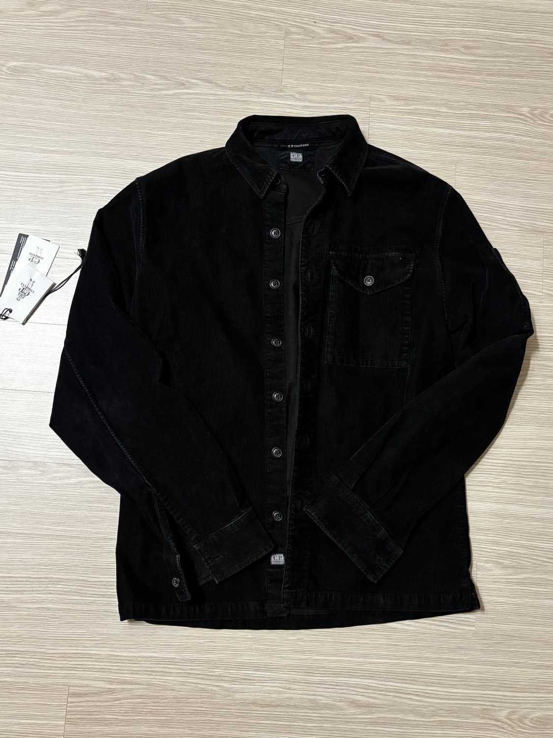 CP컴퍼니 코듀로이 롱슬리브 버튼 셔츠 남성 S 택ㅇ 상품이미지1