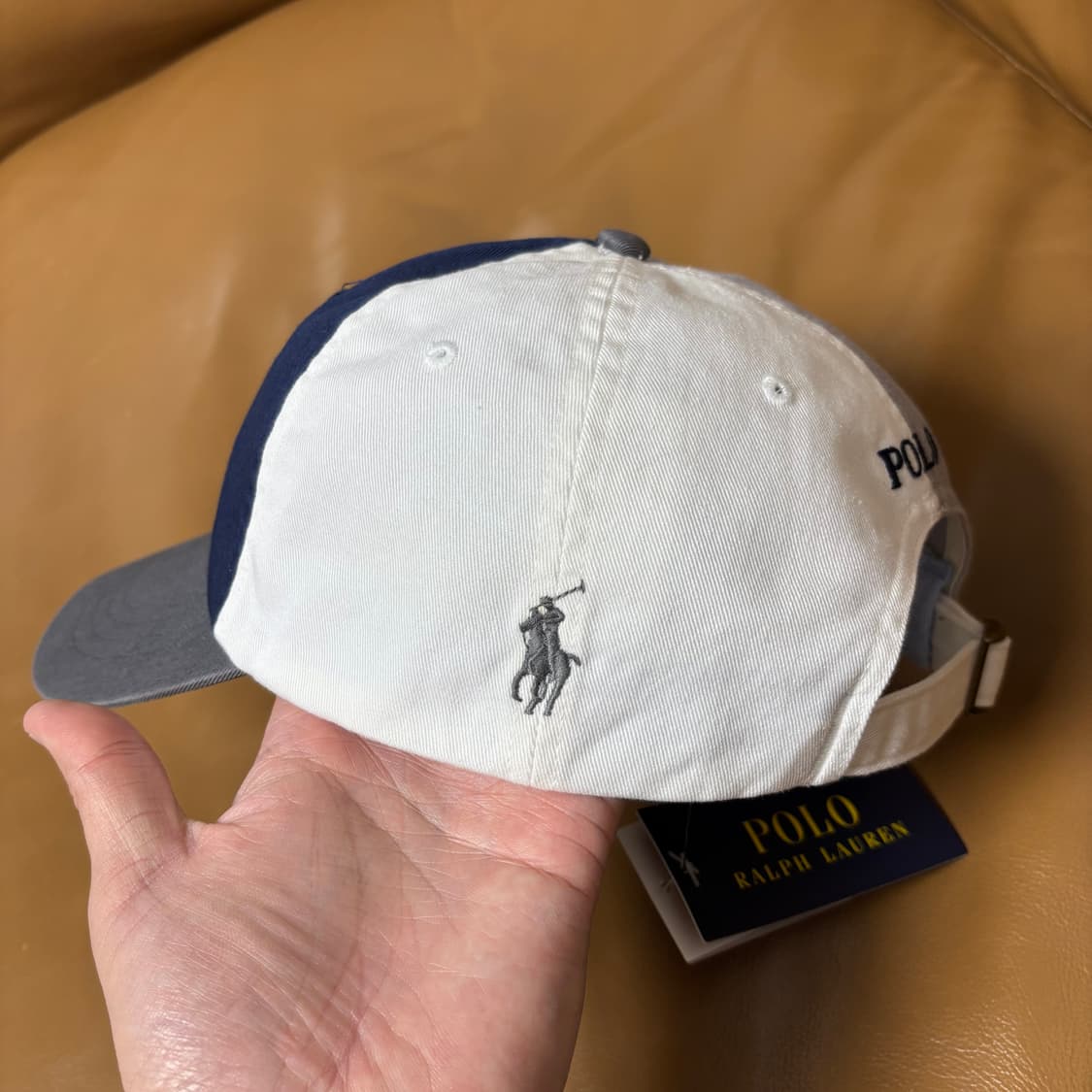 폴로 빔즈 볼캡 모자 6패널 트리플 포니 상품이미지8