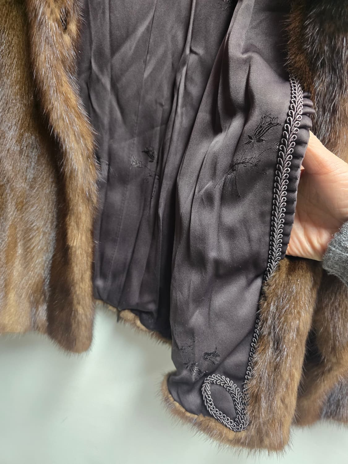 사가 밍크 (브라운색상)투톤 88 상품이미지5