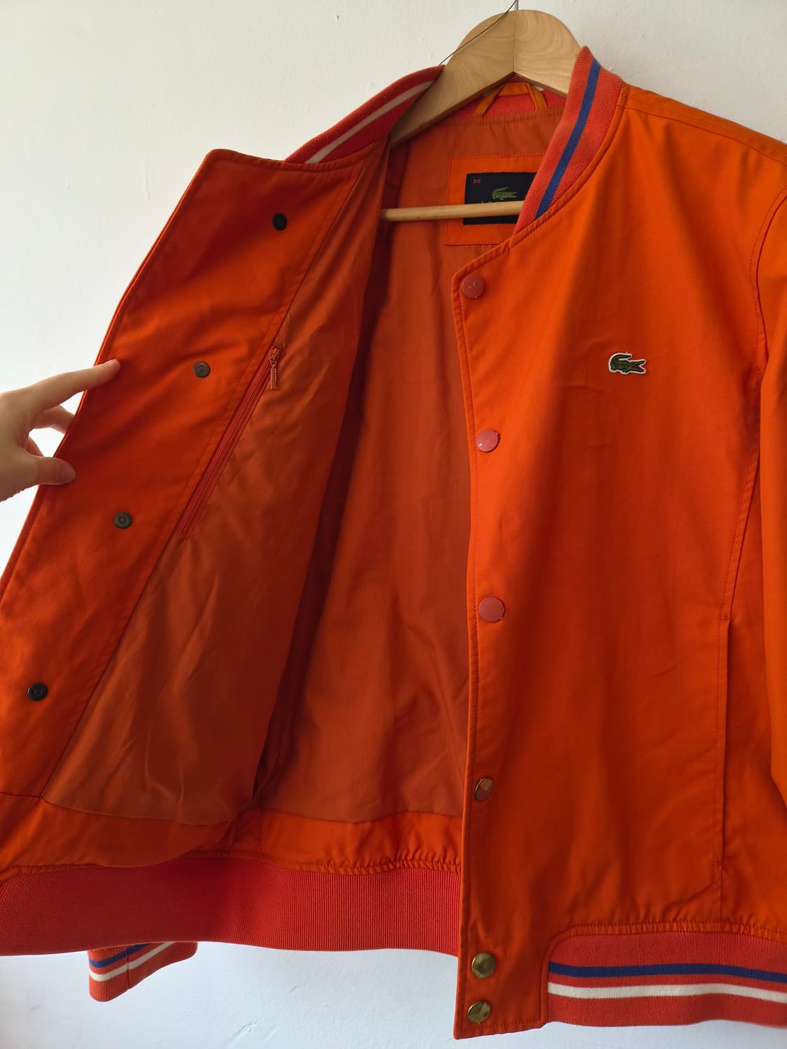 라코스테 남성 바시티스테디움블루종자켓 50사이즈 상품이미지4