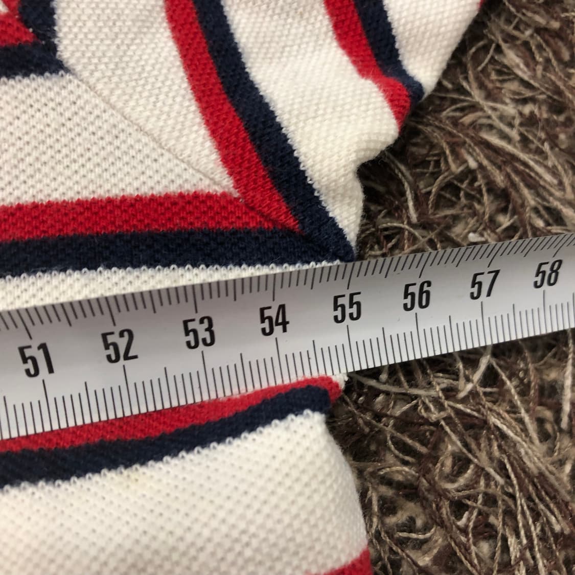 XL 폴로 랄프로렌 스트라이프 포니 카라 PK 반팔 티셔츠 상품이미지7