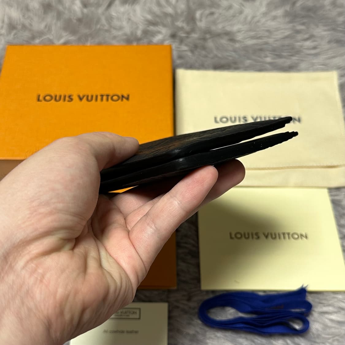 [풀구성] 루이비통 이클립스 토뤼옹 멀티플 월릿 반지갑 블랙 상품이미지7