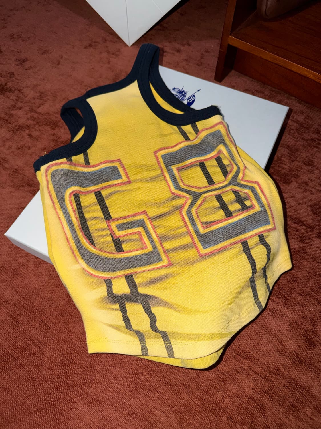 Grailz 그레일즈 탑 옐로우 BELT PRINTED TANK TOP  상품이미지1