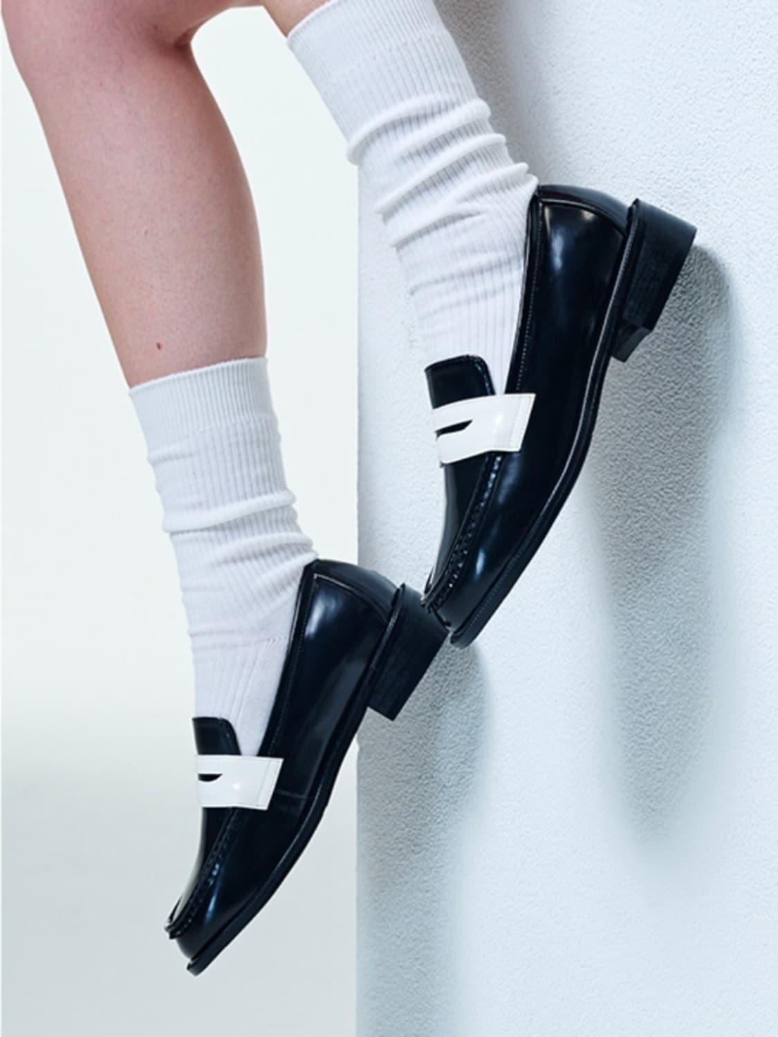 [새상품] 솔트앤초콜릿 투톤 로퍼 240 상품이미지2