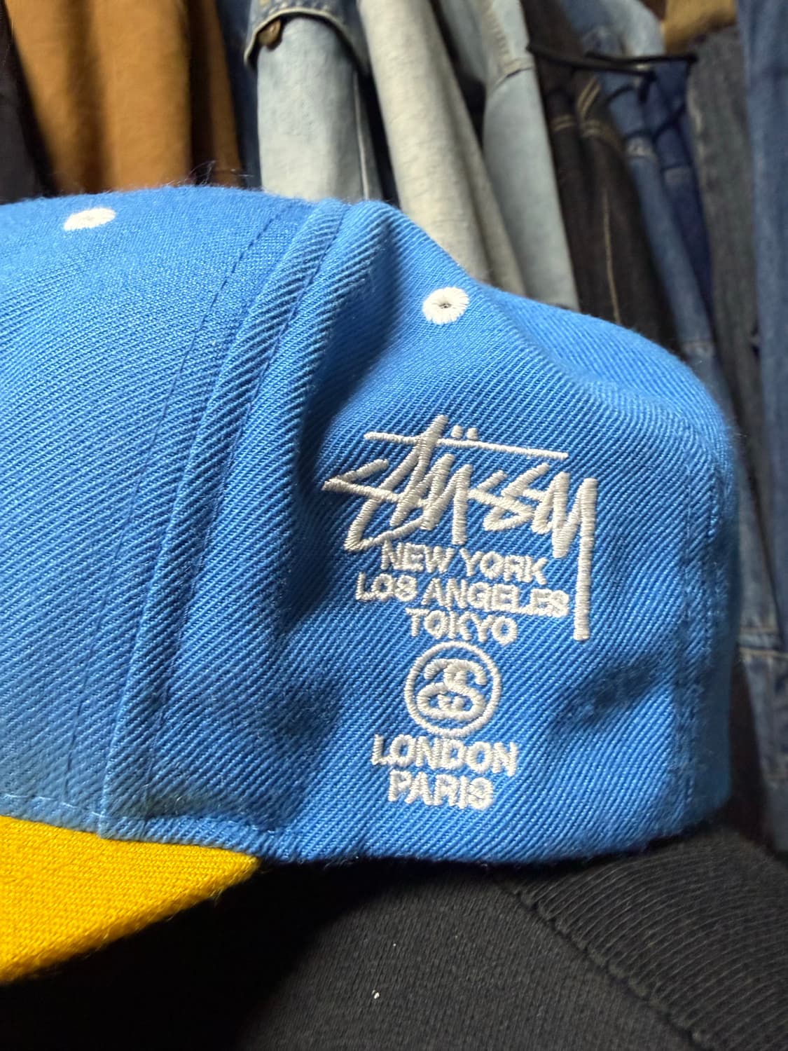 스투시 월드투어 스냅백 상품이미지2