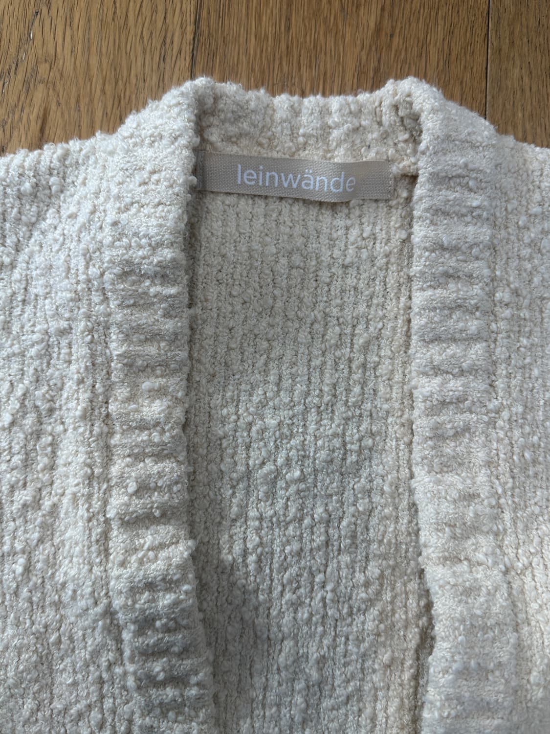 LEINWANDE 트위드 프린지 가디건 최상급 상품이미지3