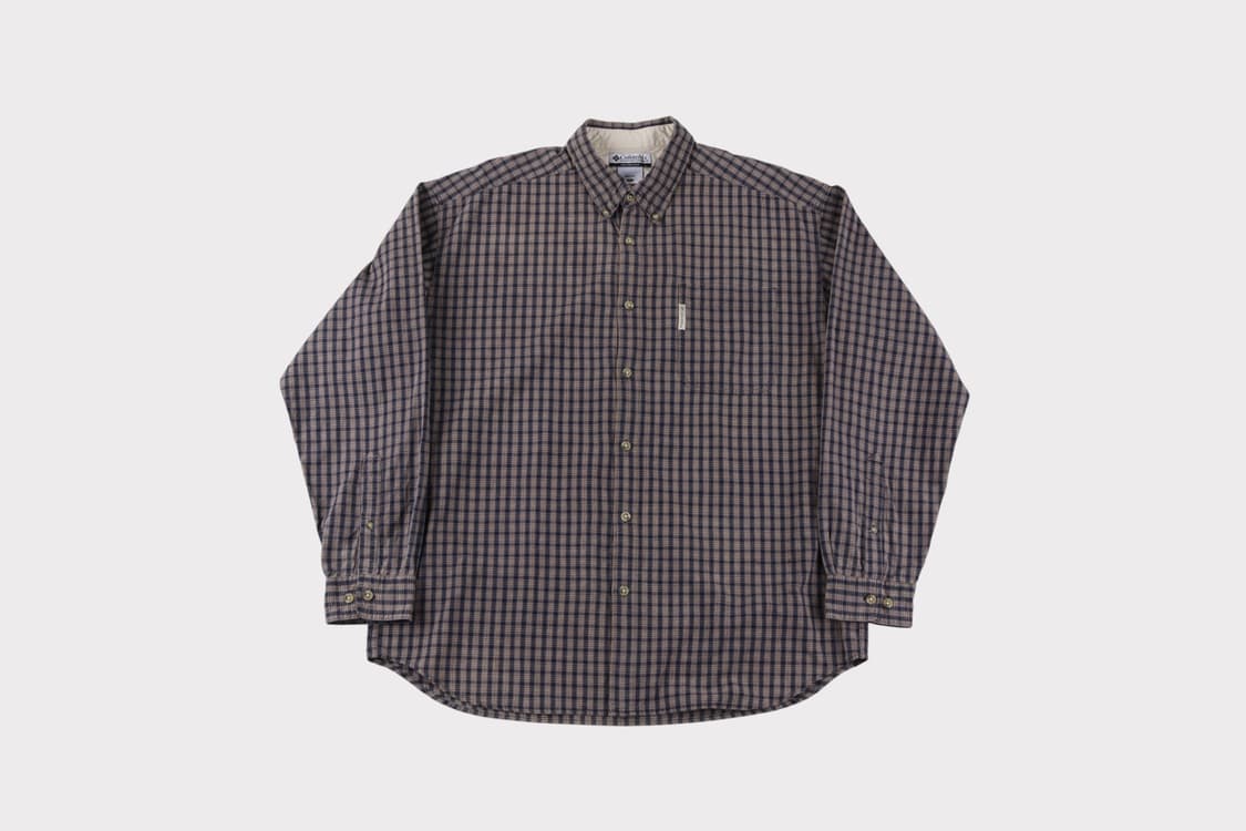 [XL] 빈티지 컬럼비아 체크셔츠 상품이미지1