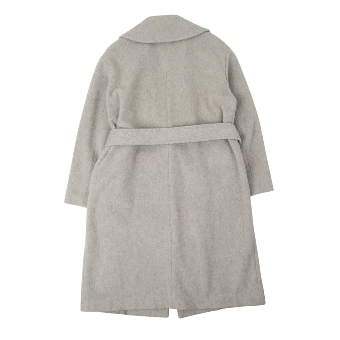 프레드페리 그레이 울 로브 코트 상품이미지5