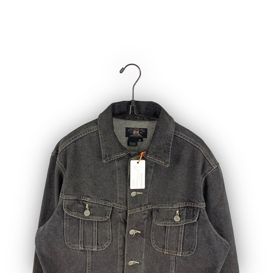 RRL 흑청 데님 트러커 자켓 상품이미지3