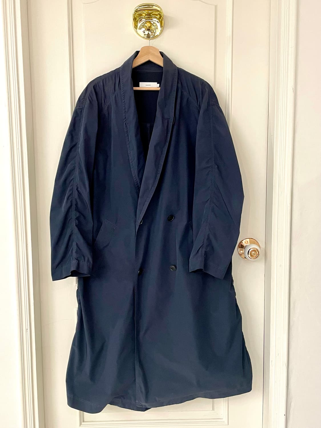 Graphpaper Shawl Collar Trench Coat 상품이미지1