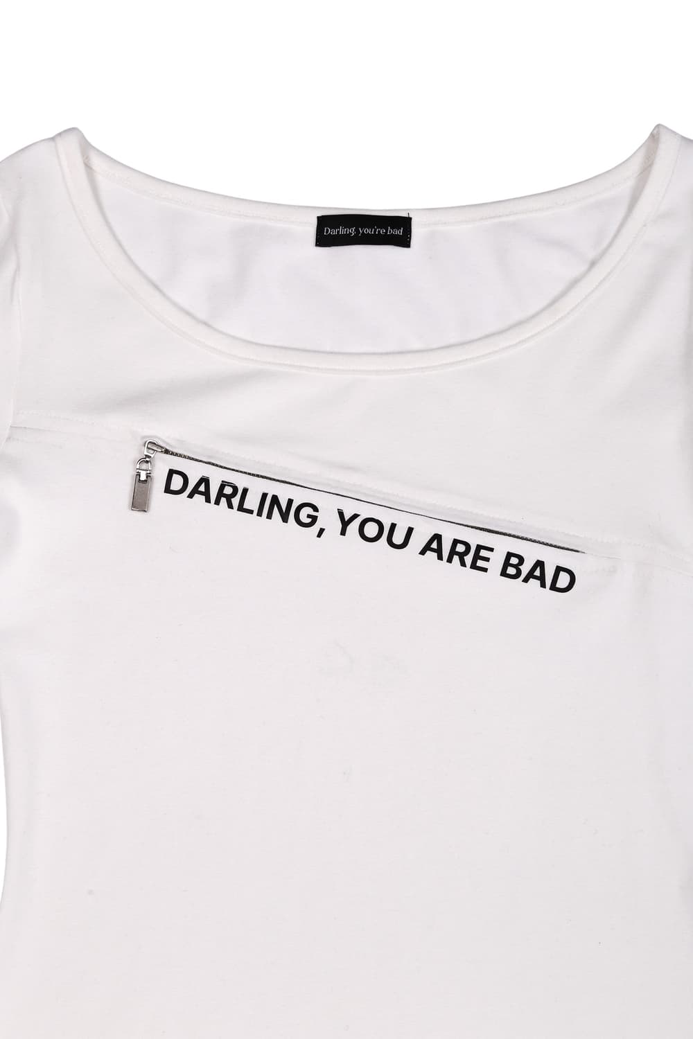 달링유어배드 UNZIPPED LOGO T-SHIRT 상품이미지3