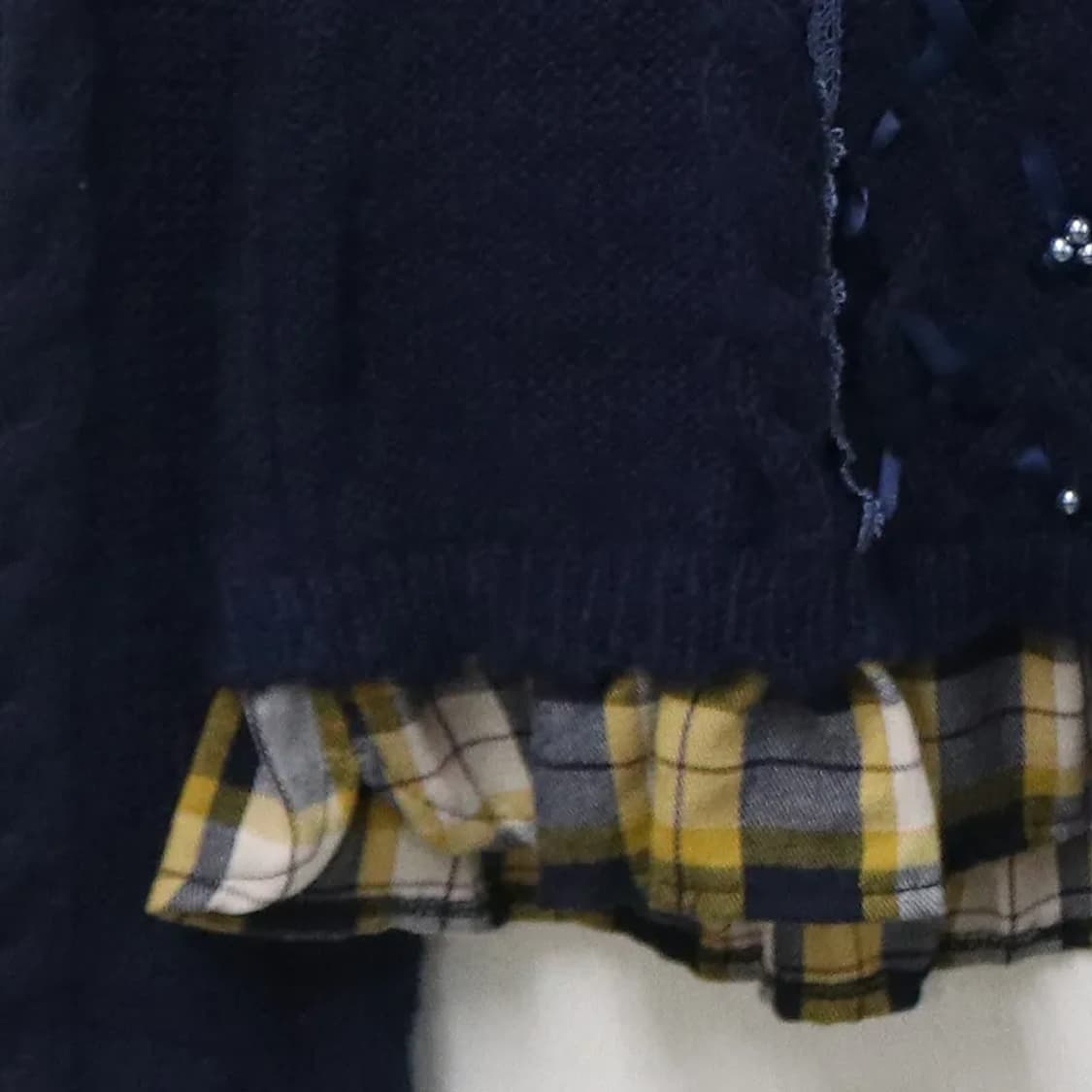 엑시즈팜 발레코어 니트 셔츠 레이어드 티셔츠 63580 상품이미지6