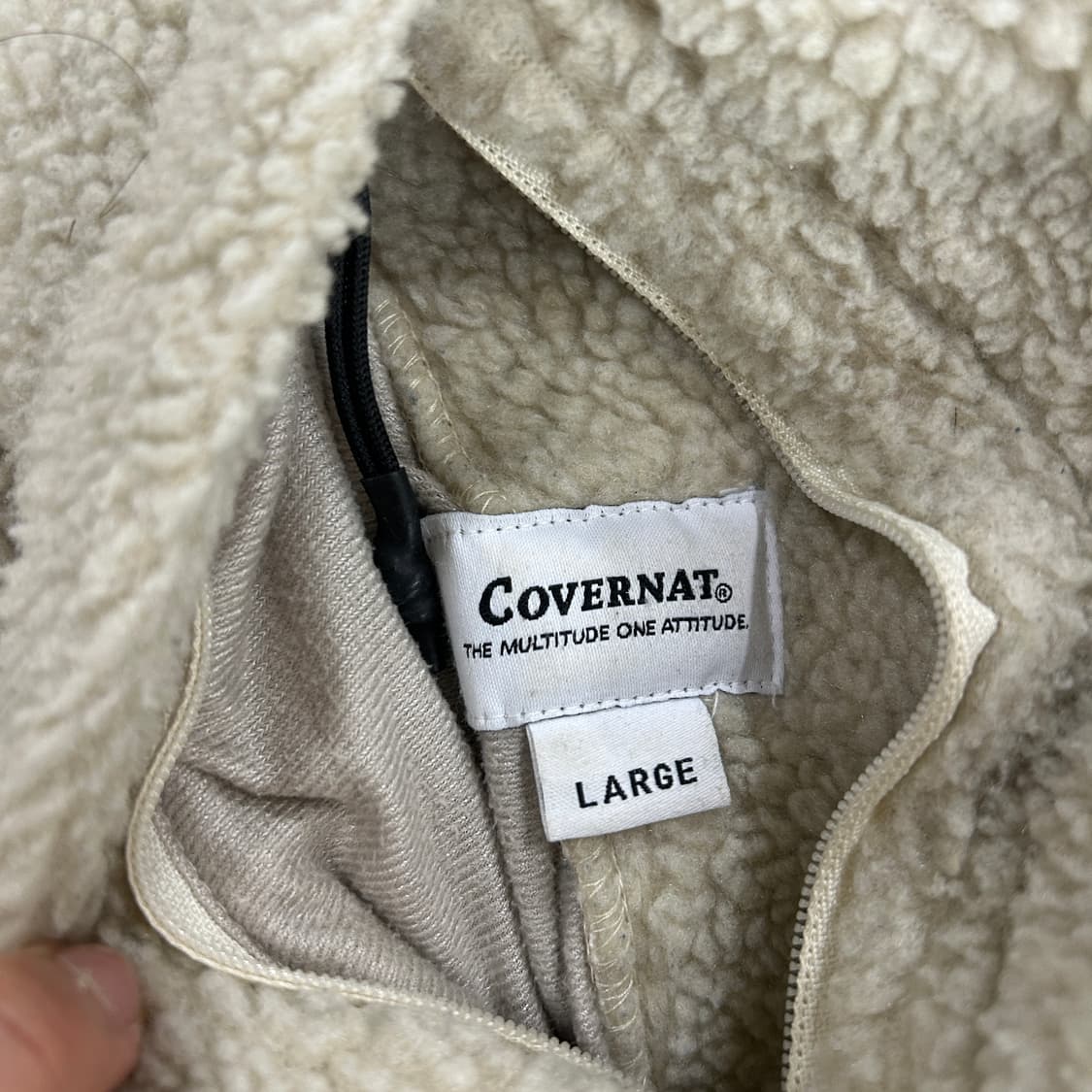 커버낫 뽀글이 양면 자켓  상품이미지3