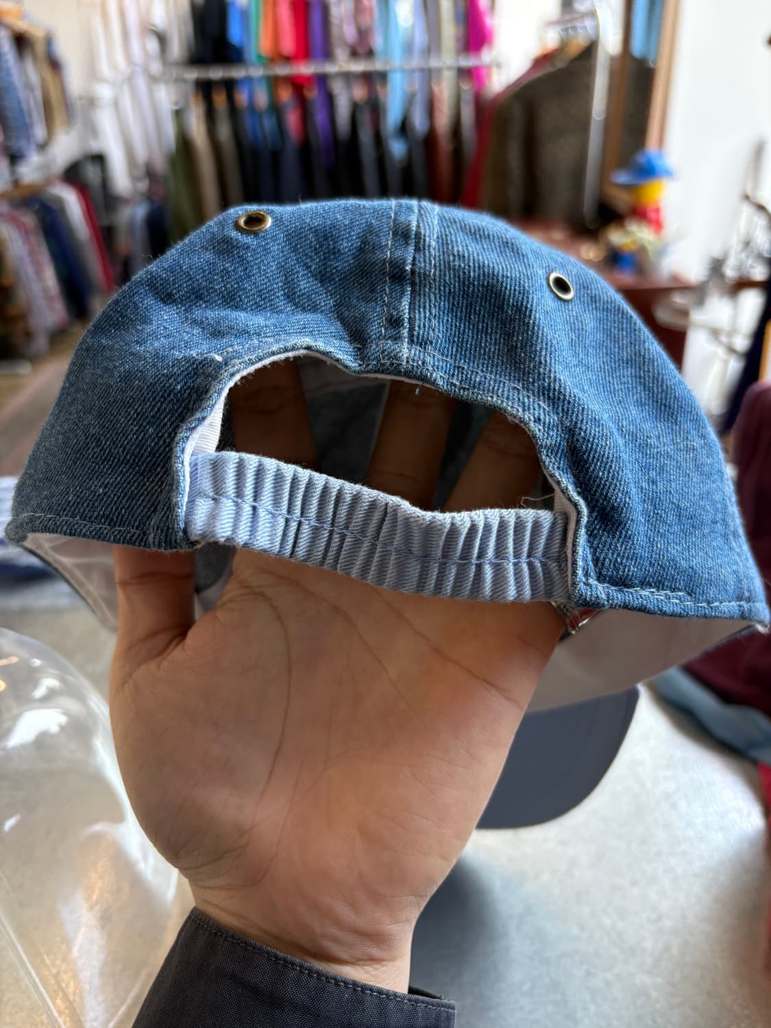 루니툰즈 트위티 빈티지 데님 볼캡 상품이미지6