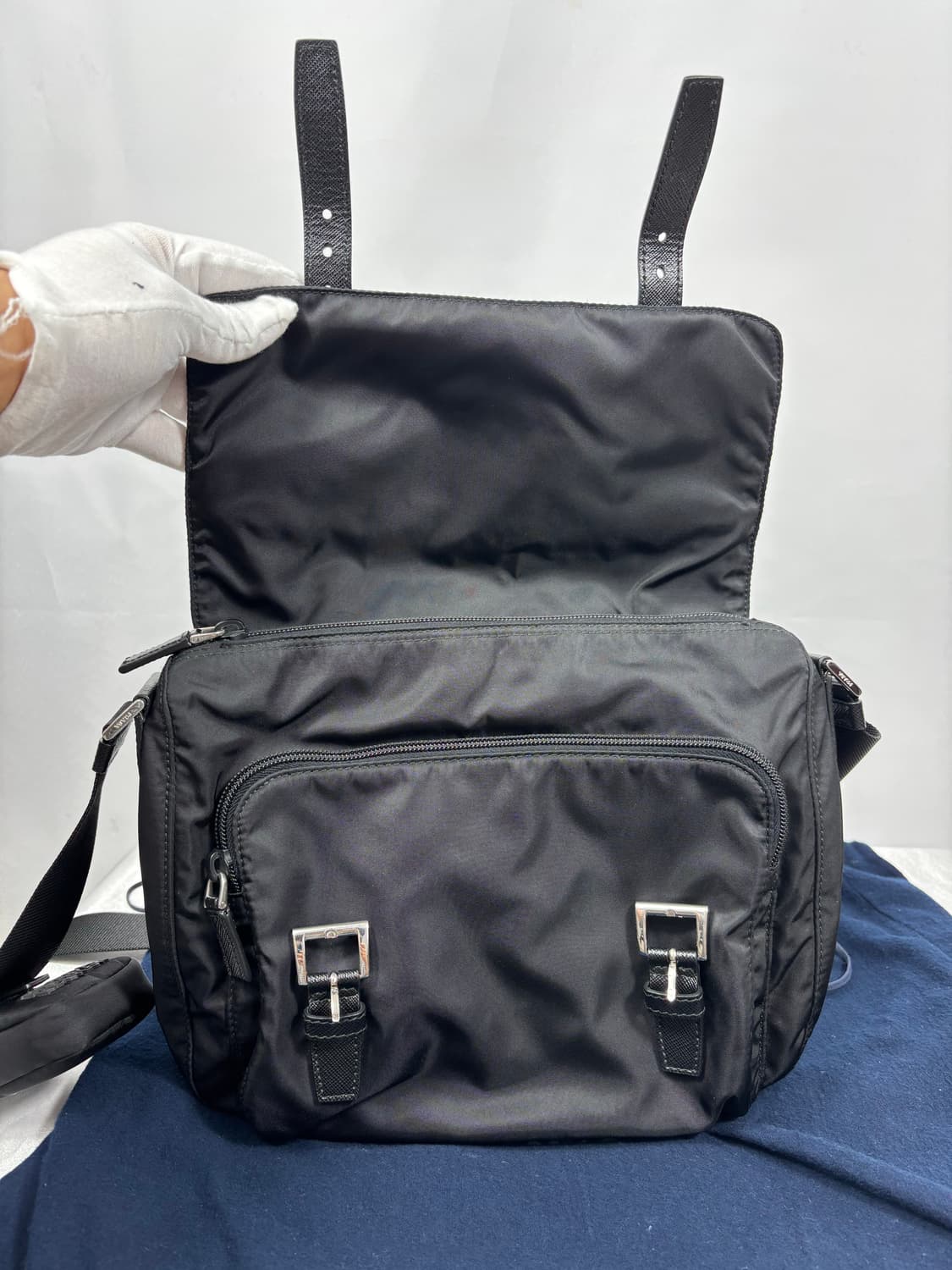 (새상품급)프라다 리나일론 메신저 숄더백 1BD953 상품이미지7