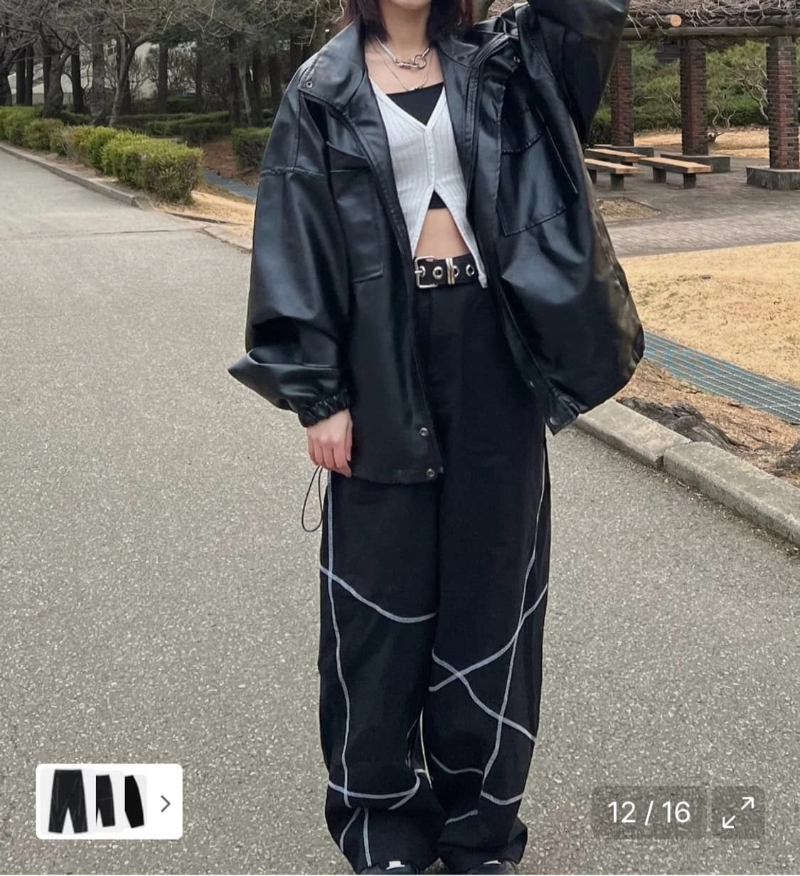 노매뉴얼 S.L 와이드 팬츠 상품이미지1