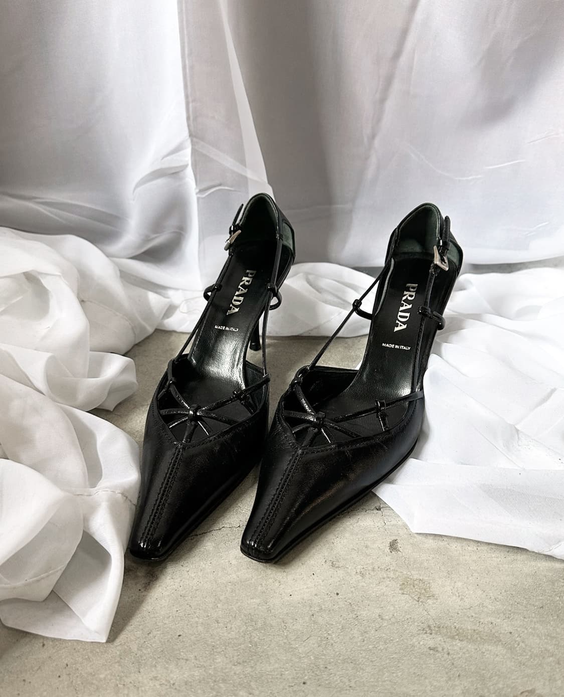 PRADA leather pumps heel 상품이미지1