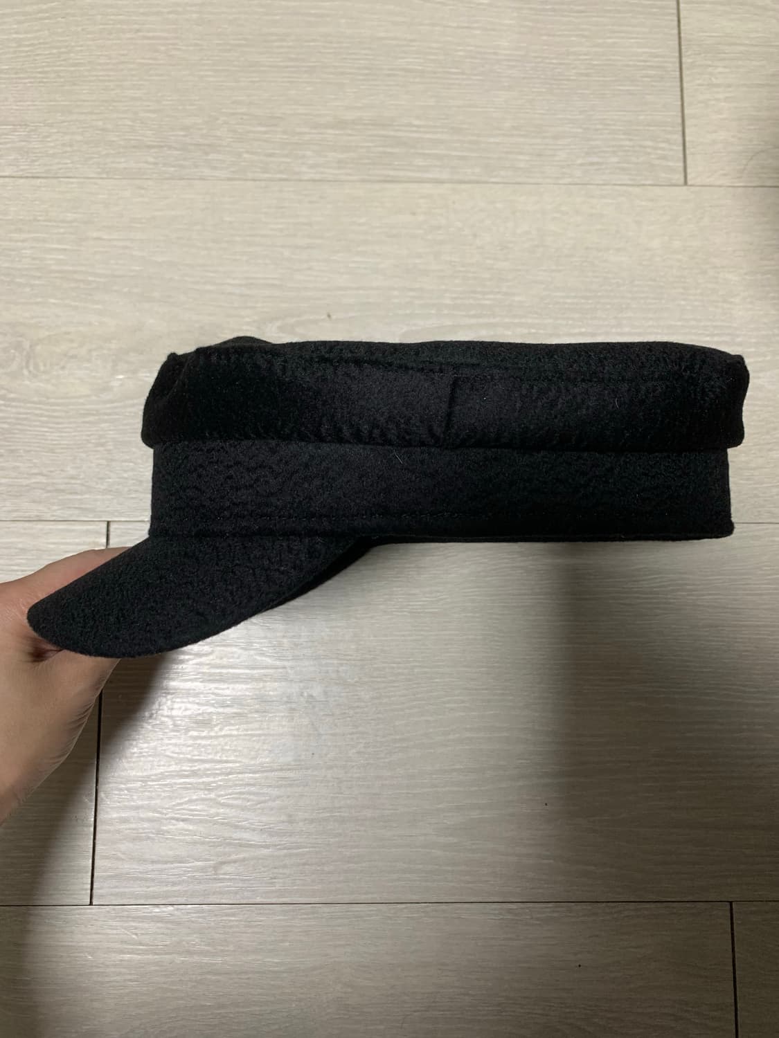 미착용) 어썸니즈 클래식 마린 캡 울 블랙 상품이미지3