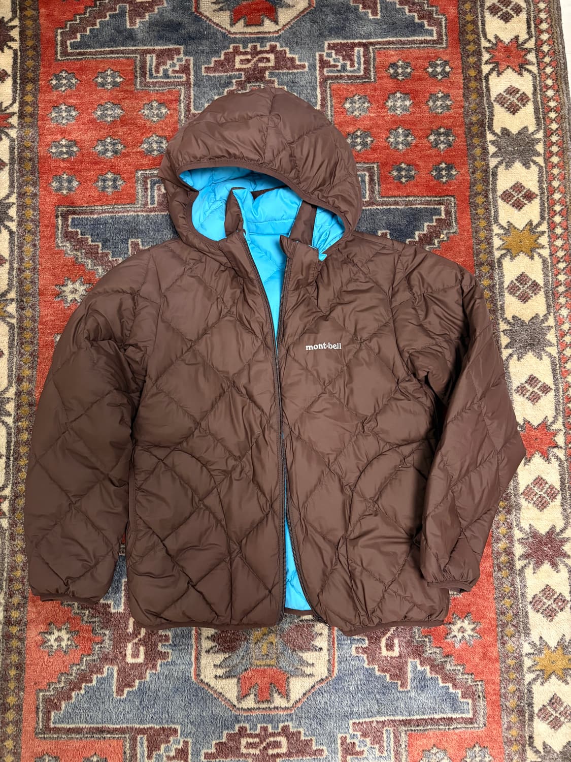 몽벨 리버시블 키즈 경량패딩 150 상품이미지1