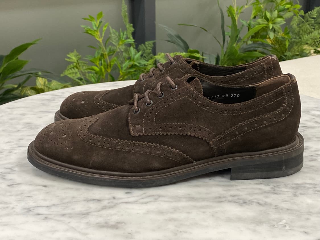 Josepht 조셉트 스웨이드 옥스포드 윙팁 구두 (비브람솔) 270 상품이미지5