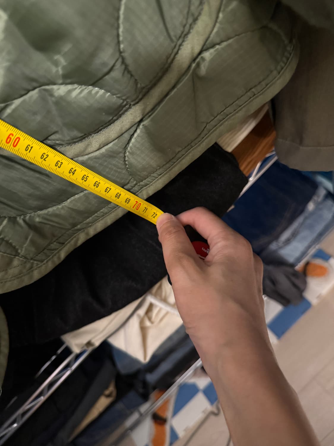 알파인더스트리 라이너 경량패딩 깔깔이 XS 상품이미지5