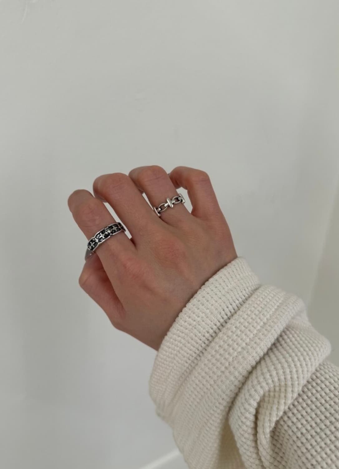 <새상품>실버925 오픈링 실버링 빈티지링 은반지 상품이미지3