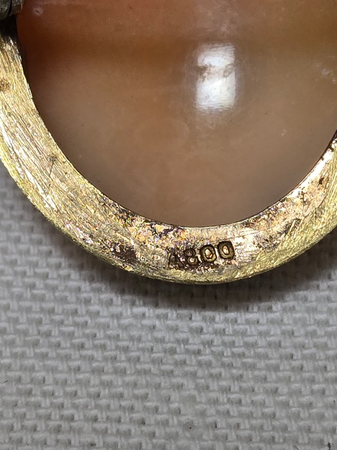 1920s 프랑스 아르데코 800실버 쉘 카메오 브로치 · 펜던트 상품이미지9