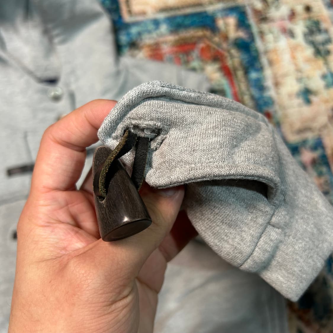 [L] 버버리 토글 후드집업 상품이미지5