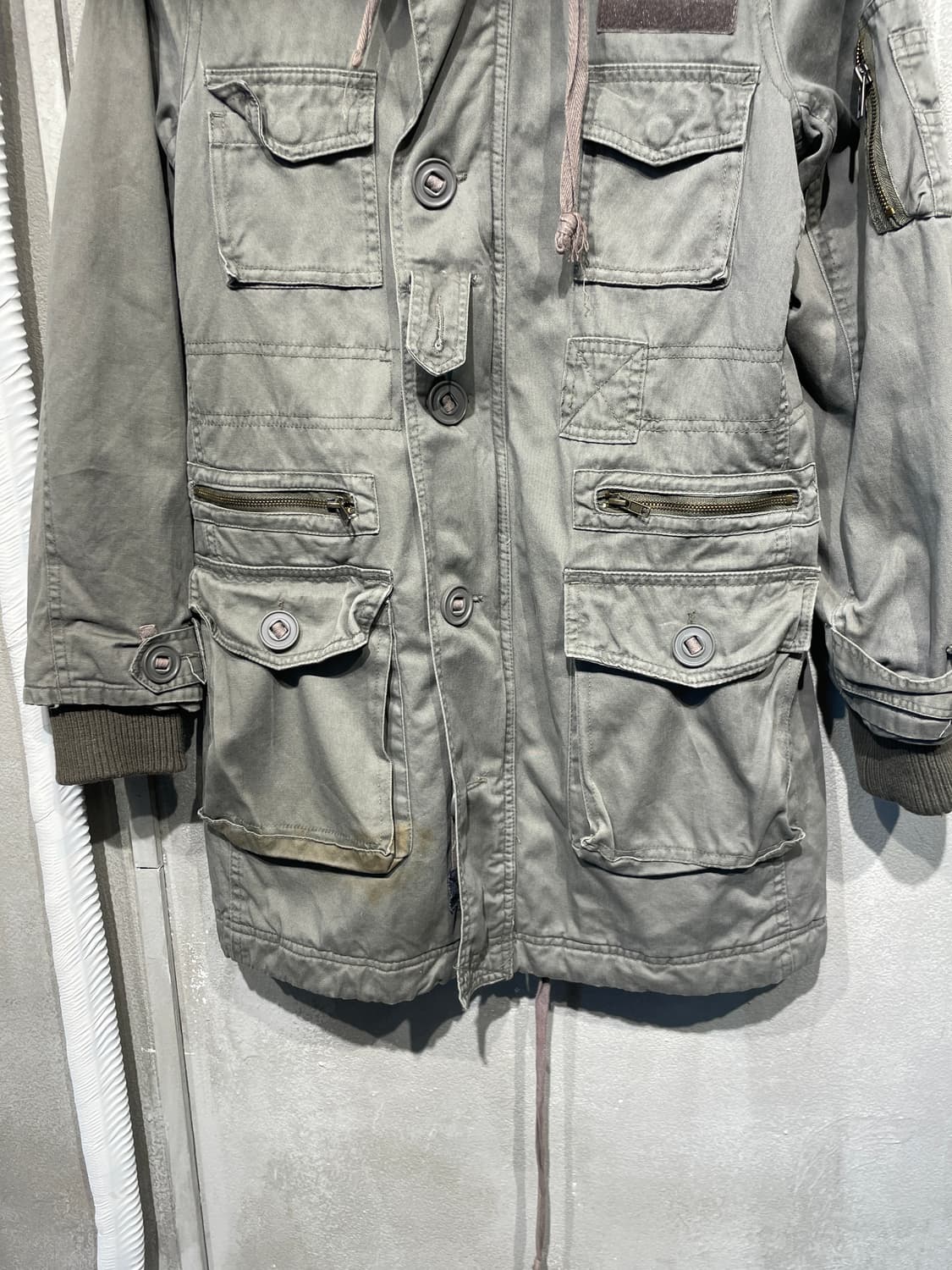 벡넘버 밀리터리 야상 상품이미지5