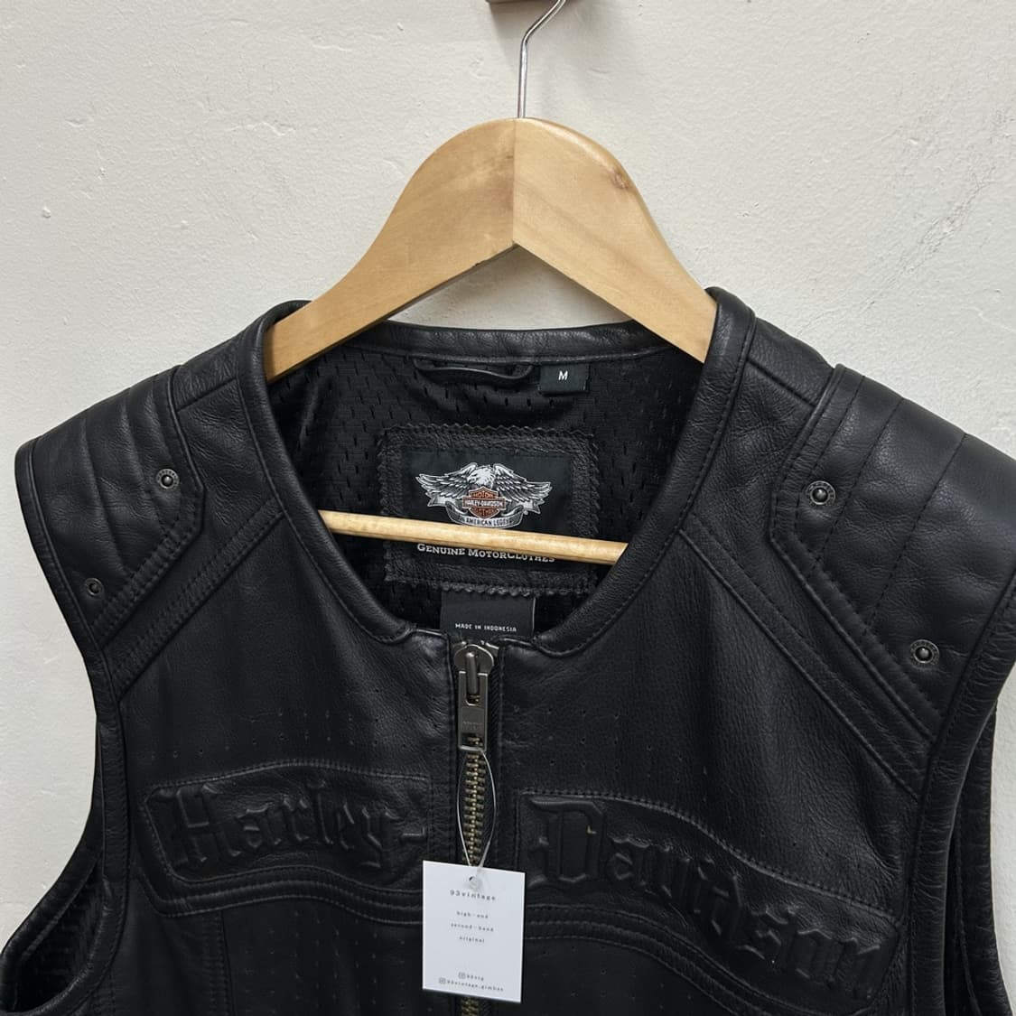 15995 - 할리데이비슨 패싱링크 레더 조끼 상품이미지3
