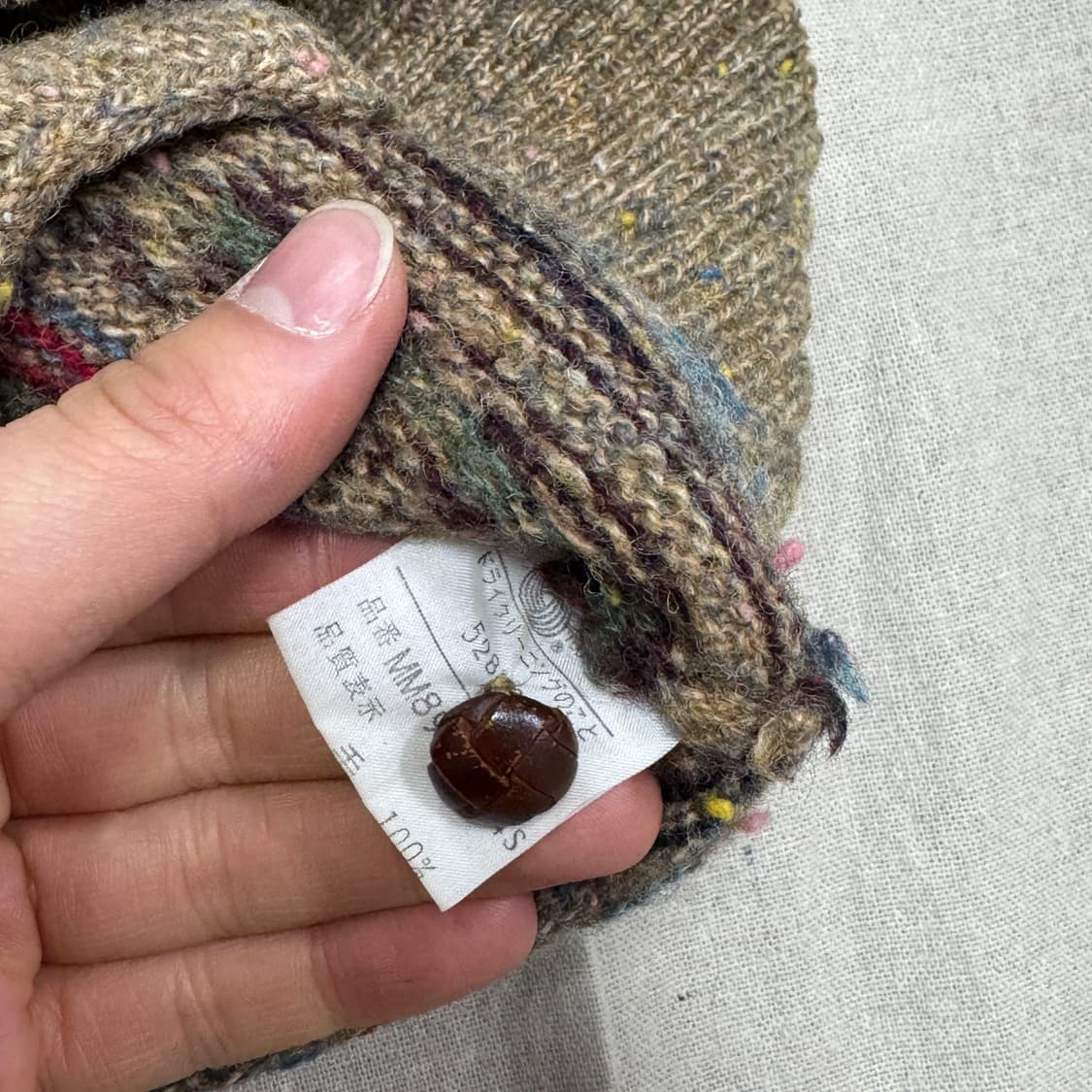 맥그리거 빈티지 에스닉 패턴 울 베스트 M 상품이미지6