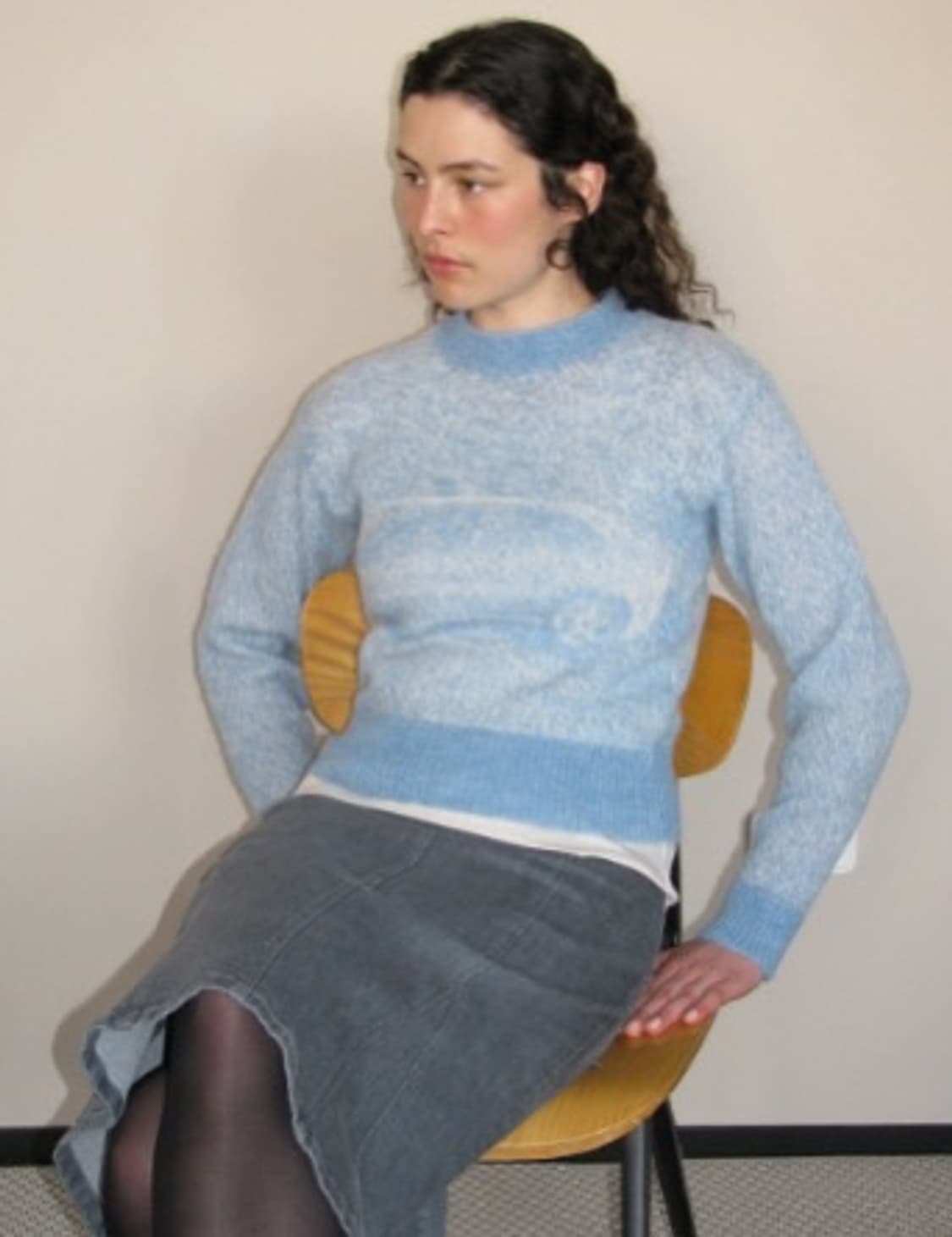 팔로마울 로제 자동차 COTXE sky blue 니트 상품이미지2