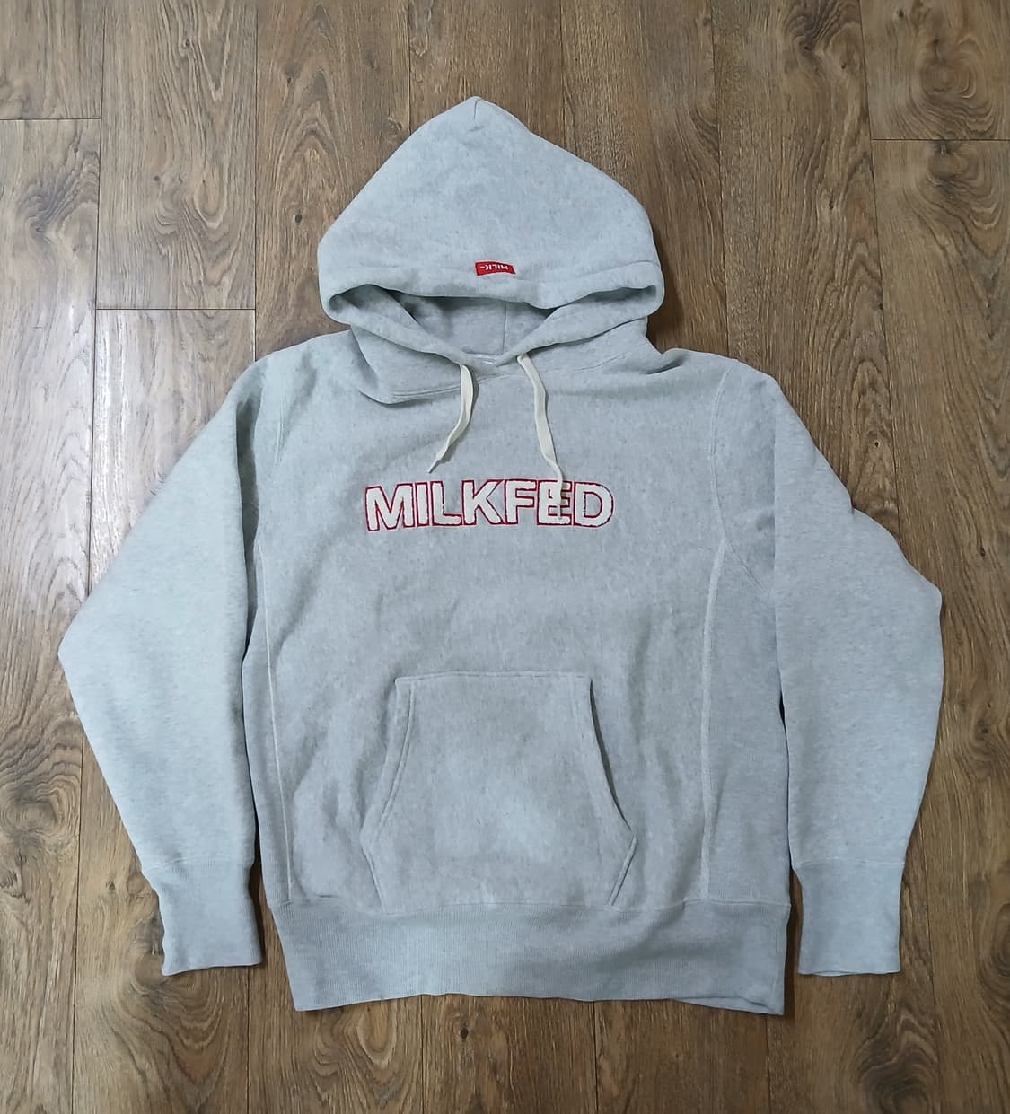 챔피온x밀크패드 리버스위브 후디 상품이미지1