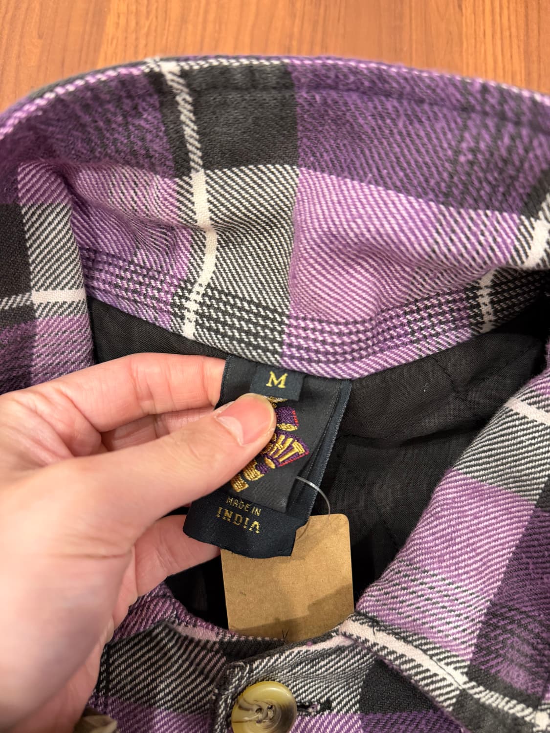 Insight 빈티지 퀼팅 체크 셔츠 자켓 상품이미지9