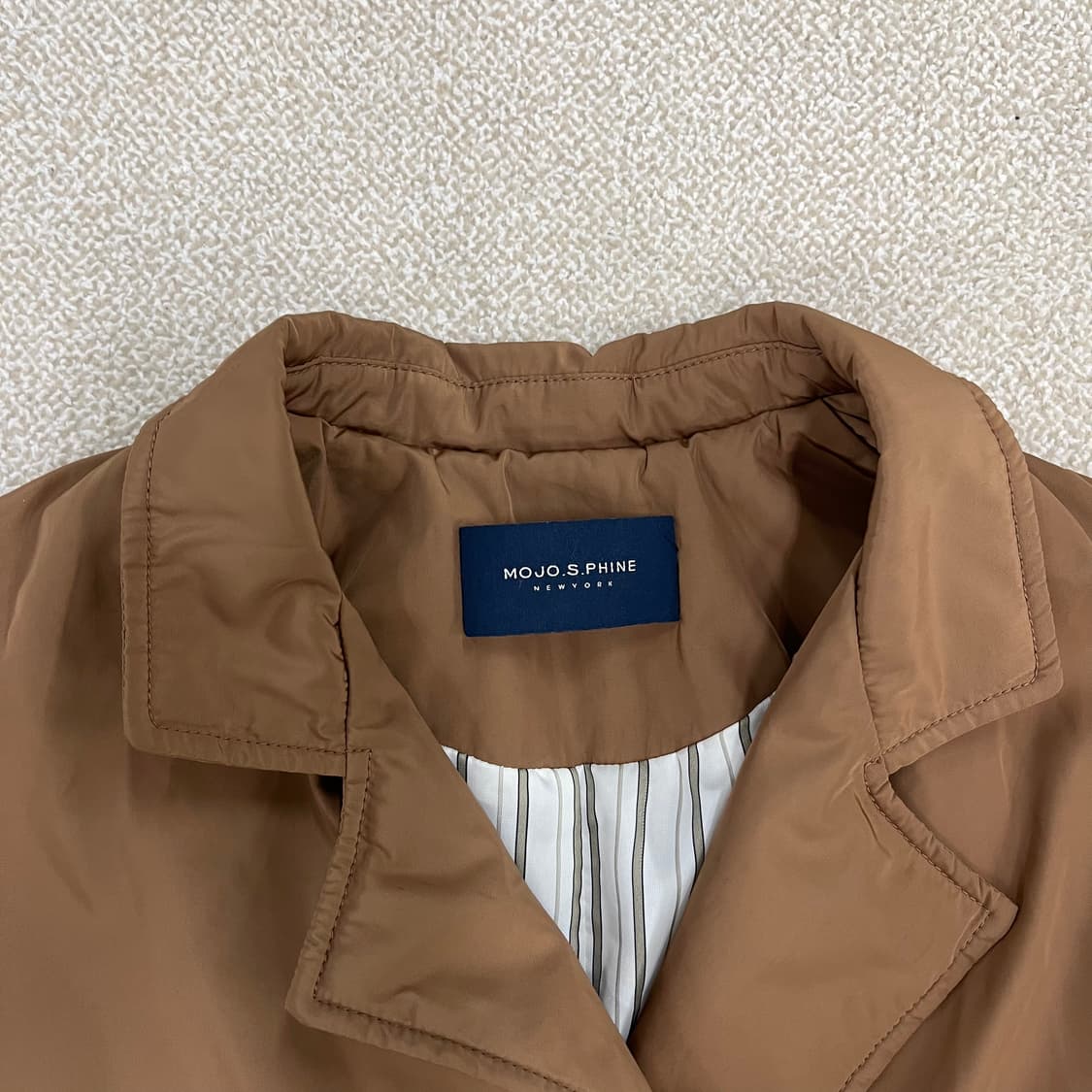 55 모조에스핀 벨티드 패딩 코트 0213M 상품이미지2