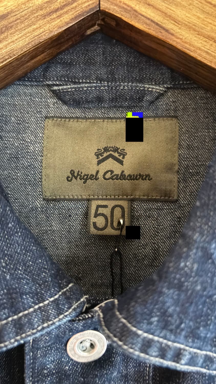 나이젤카본 유틸리티 셔츠 데님 인디고 자켓 50 상품이미지5