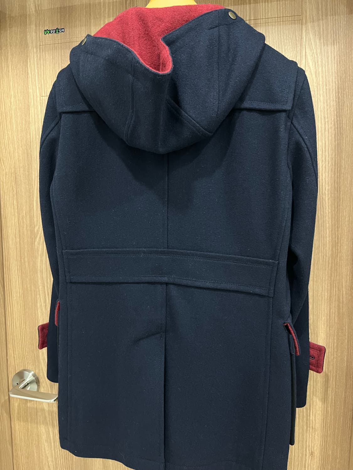 버버리 더플코트 네이비 L 상품이미지4