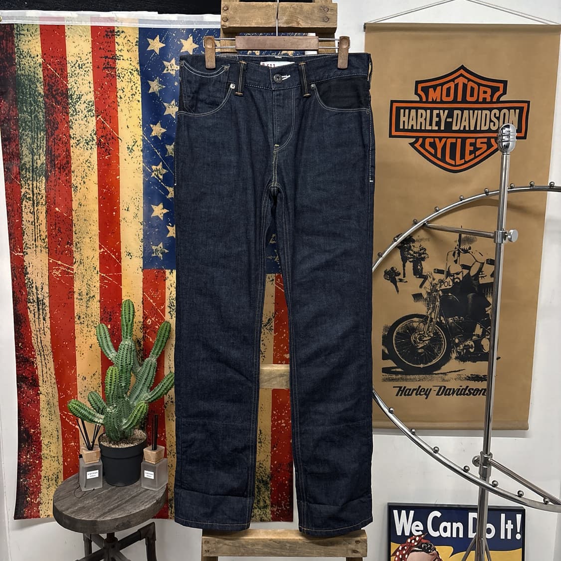 00s 리바이스 재팬라인 511 슬림 새깅핏 생지 데님팬츠 N1199   상품이미지1